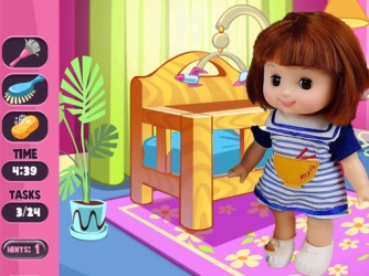 Гра: Прибирання будинку для ляльок
