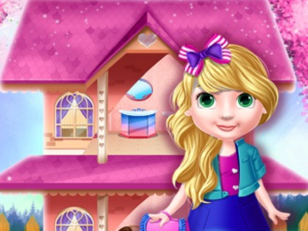 Гра: Прикраса лялькового будиночка принцеси