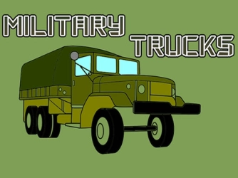 Гра: Розмальовка Військові вантажівки