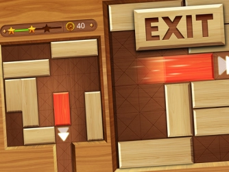 Гра: EXIT Розблокуйте червоний дерев'яний блок