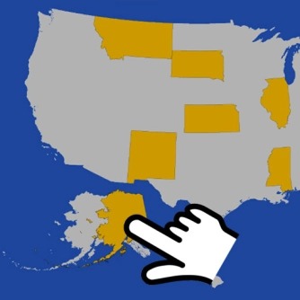 Гра: Називаємо карту США