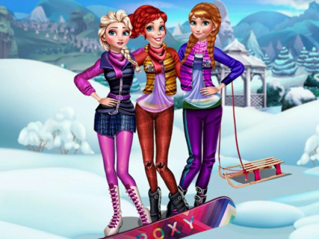Гра: Зимова мода для дівчаток